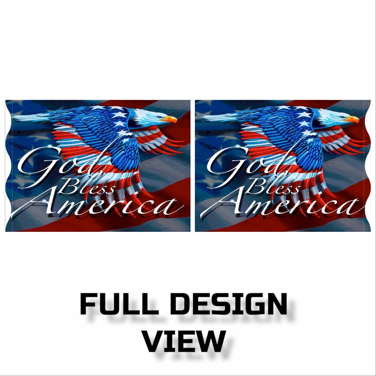 SUBLIMART: Patriotic - Mug 'God Bless America' (Design #62) - tops-selection.shop