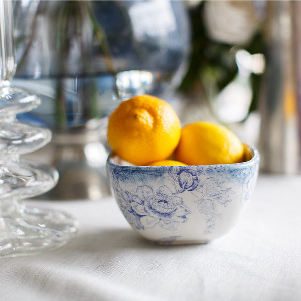 ARTE ITALICA: Giulietta Square Cereal Bowl Blue/White