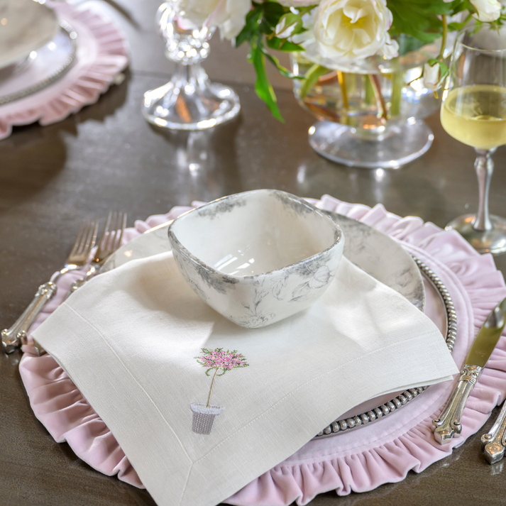 ARTE ITALICA: Giulietta Square Cereal Bowl Gray/White