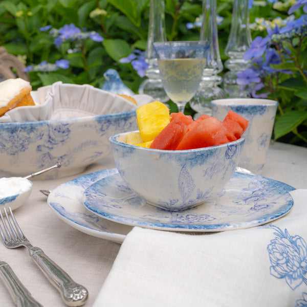 ARTE ITALICA: Giulietta Square Cereal Bowl Blue/White