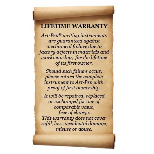 ART-PEN: Handcrafted Luxury Twist Pen - GRADUATE Chrome with Lava Bright Classic Black with White Thread body - tops-selection.shop