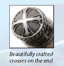 ART-PEN: Handcrafted Luxury Twist Pen - Faith Hope Love - Antique Pewter with Marble Acrylic Spicy Mustard Composite body - tops-selection.shop