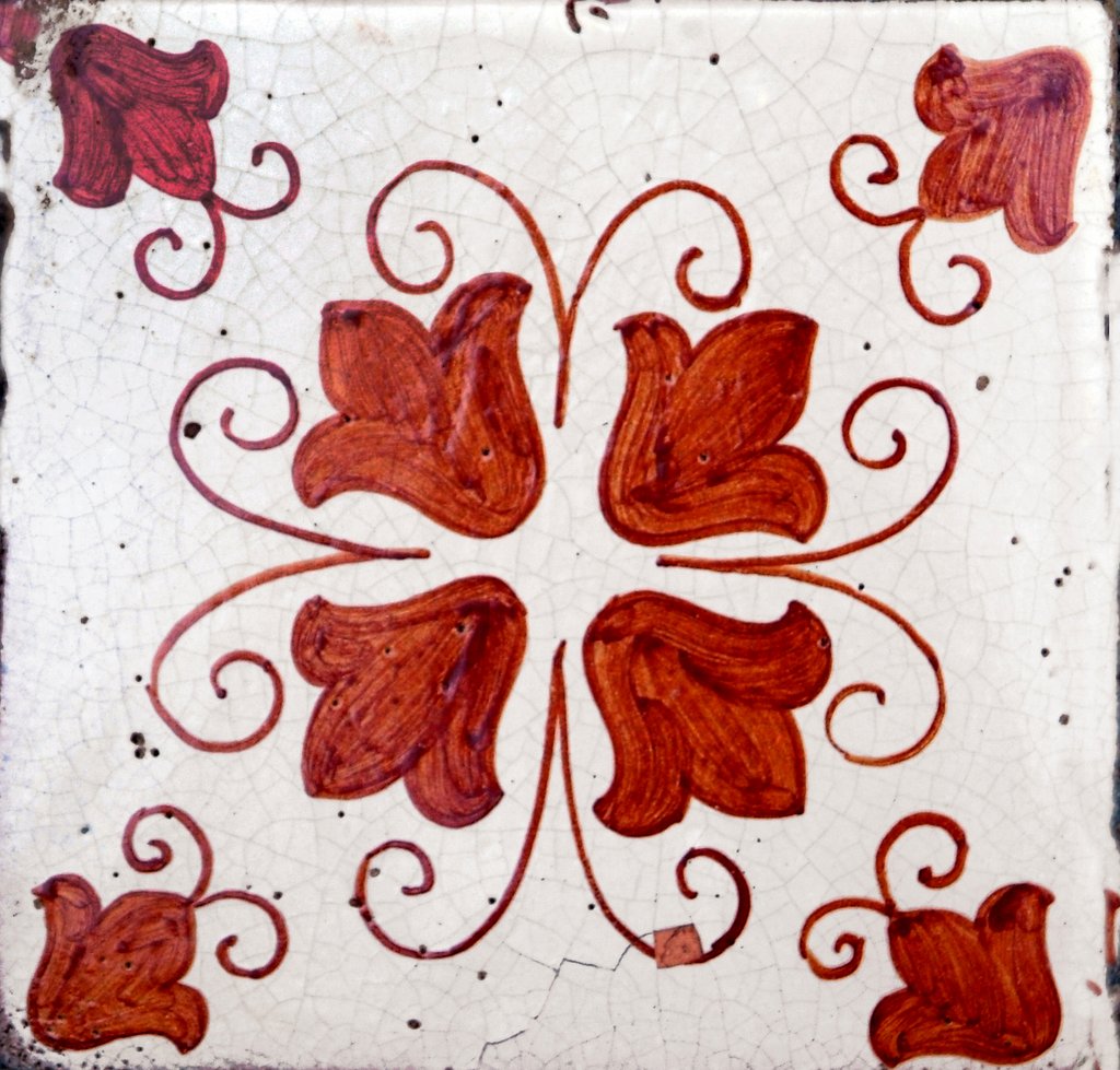 ANTICA DERUTA: Hand Painted Ceramic Authentic Deruta Tile - tops-selection.shop