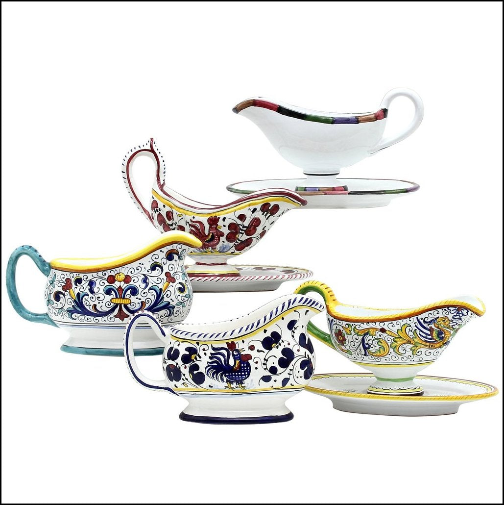 GRAVY SAUCE BOATS-SERVERS