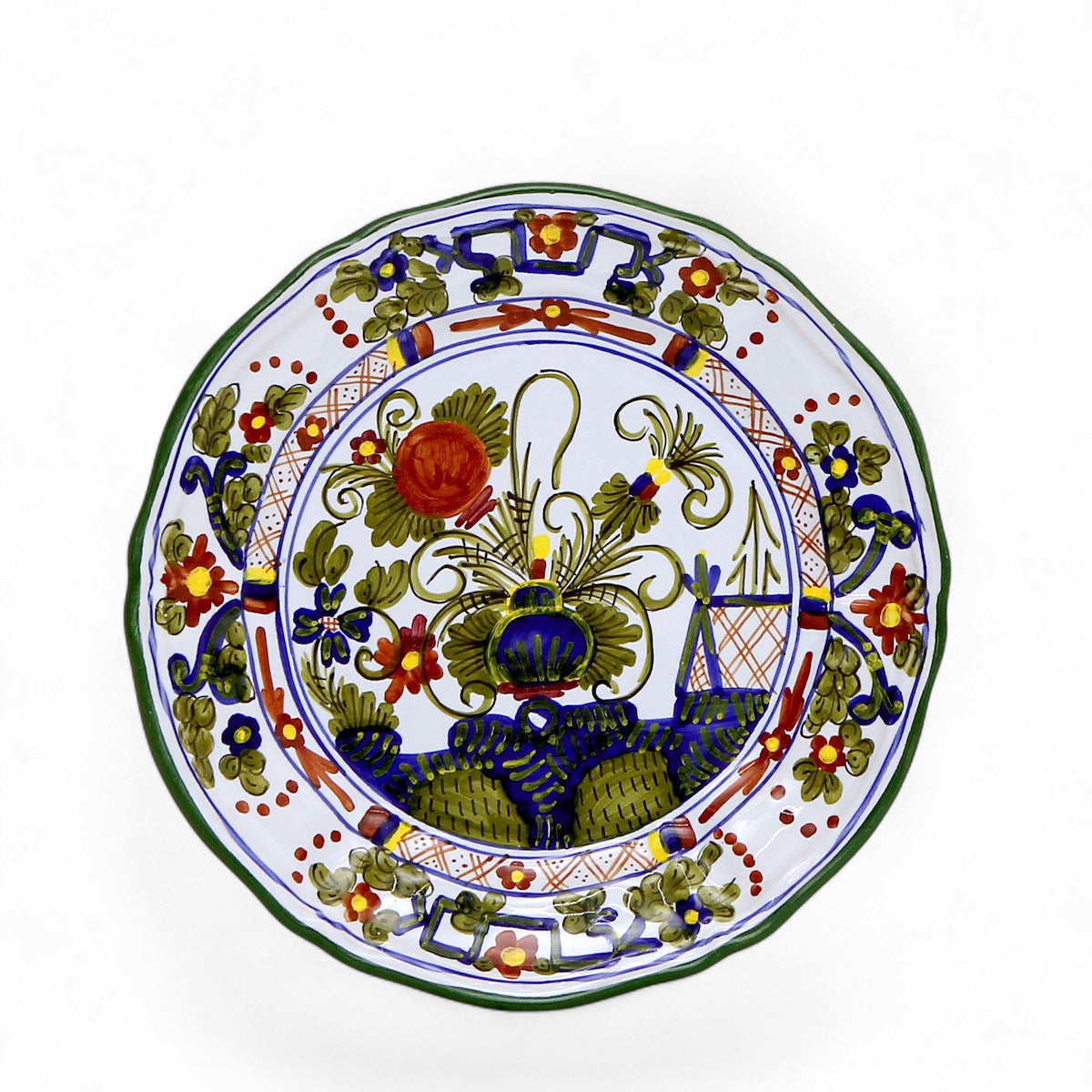 FAENZA-CARNATION: Scalloped salad plate (8'' Diam.)