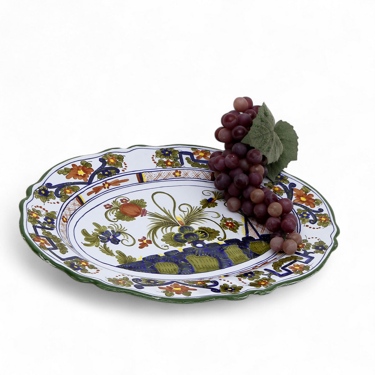 FAENZA-CARNATION: Large Oval platter