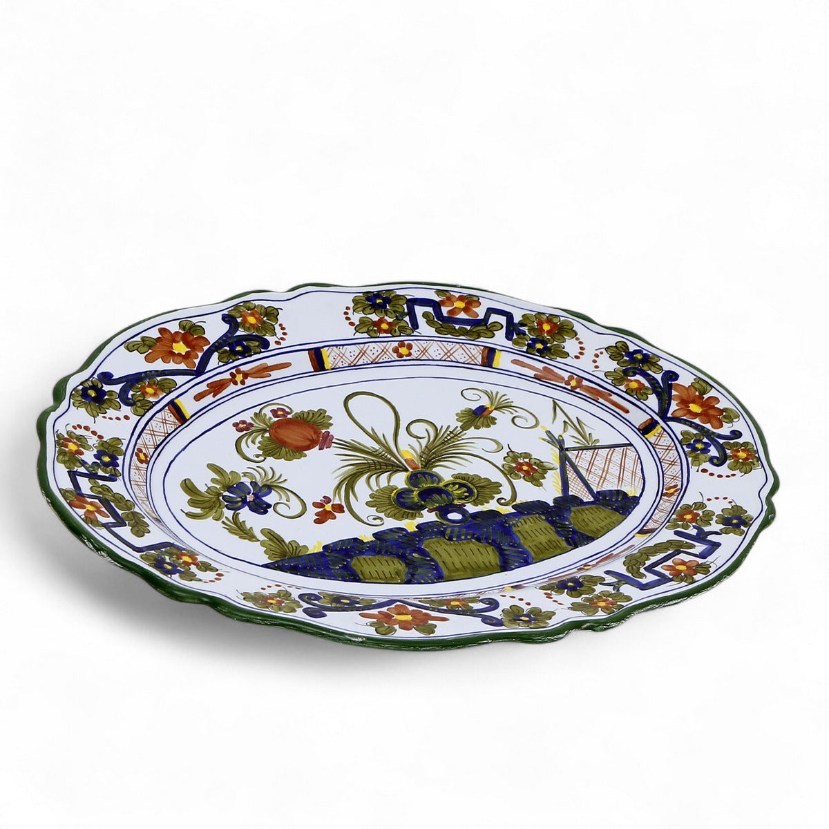 FAENZA-CARNATION: Large Oval platter