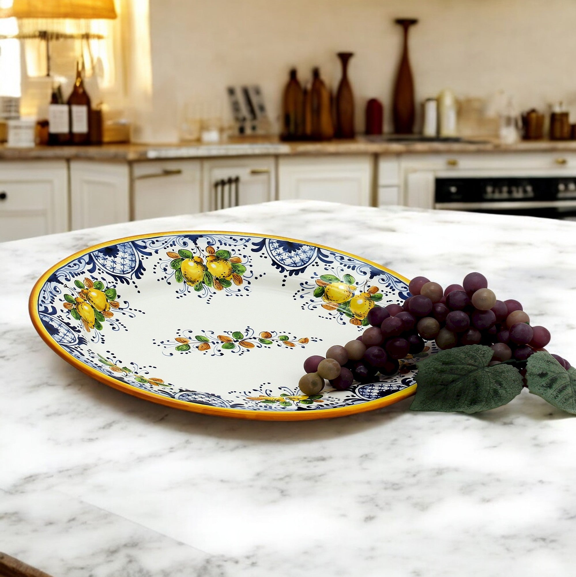 LIMONCINI: Oval Large Serving Platter - tops-selection.shop