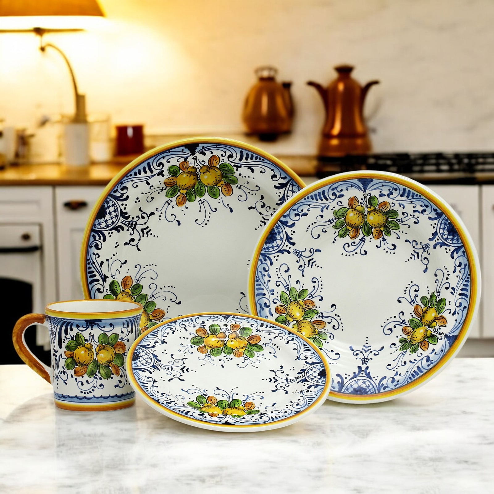 LIMONCINI: Four Pieces Place Setting - tops-selection.shop