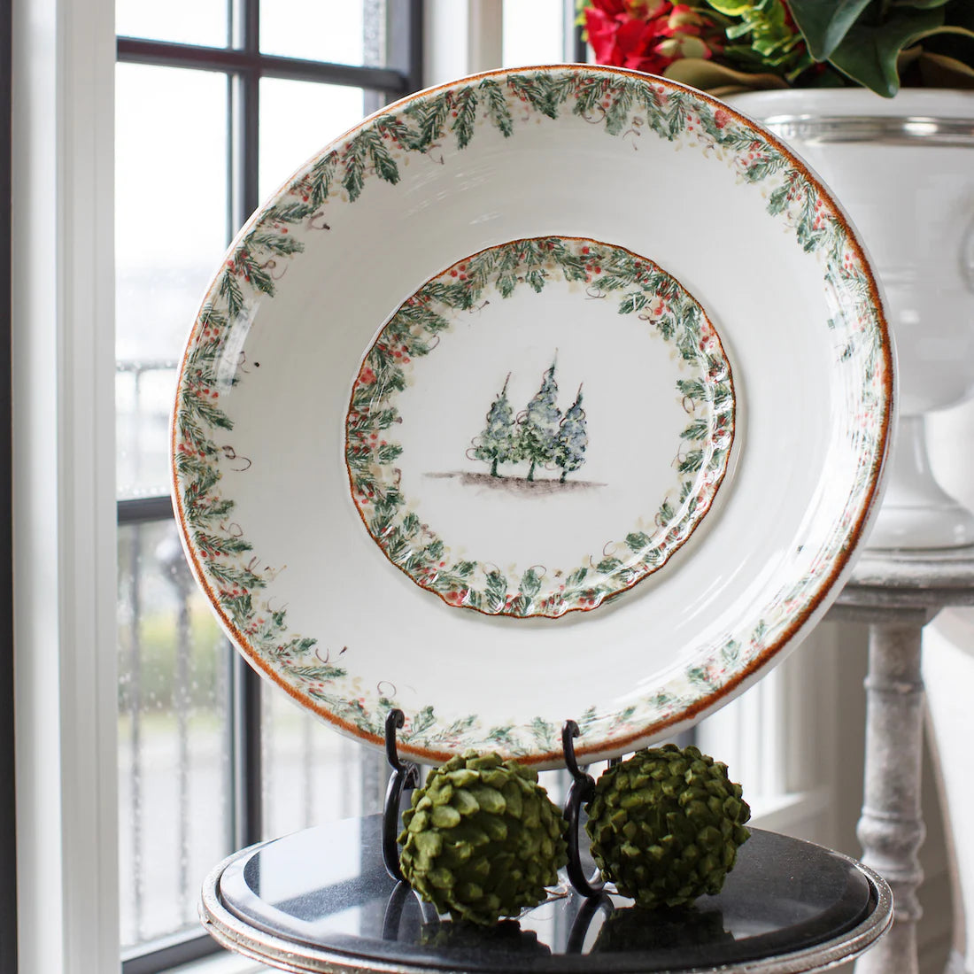 ARTE ITALICA: Natale Large Round Platter