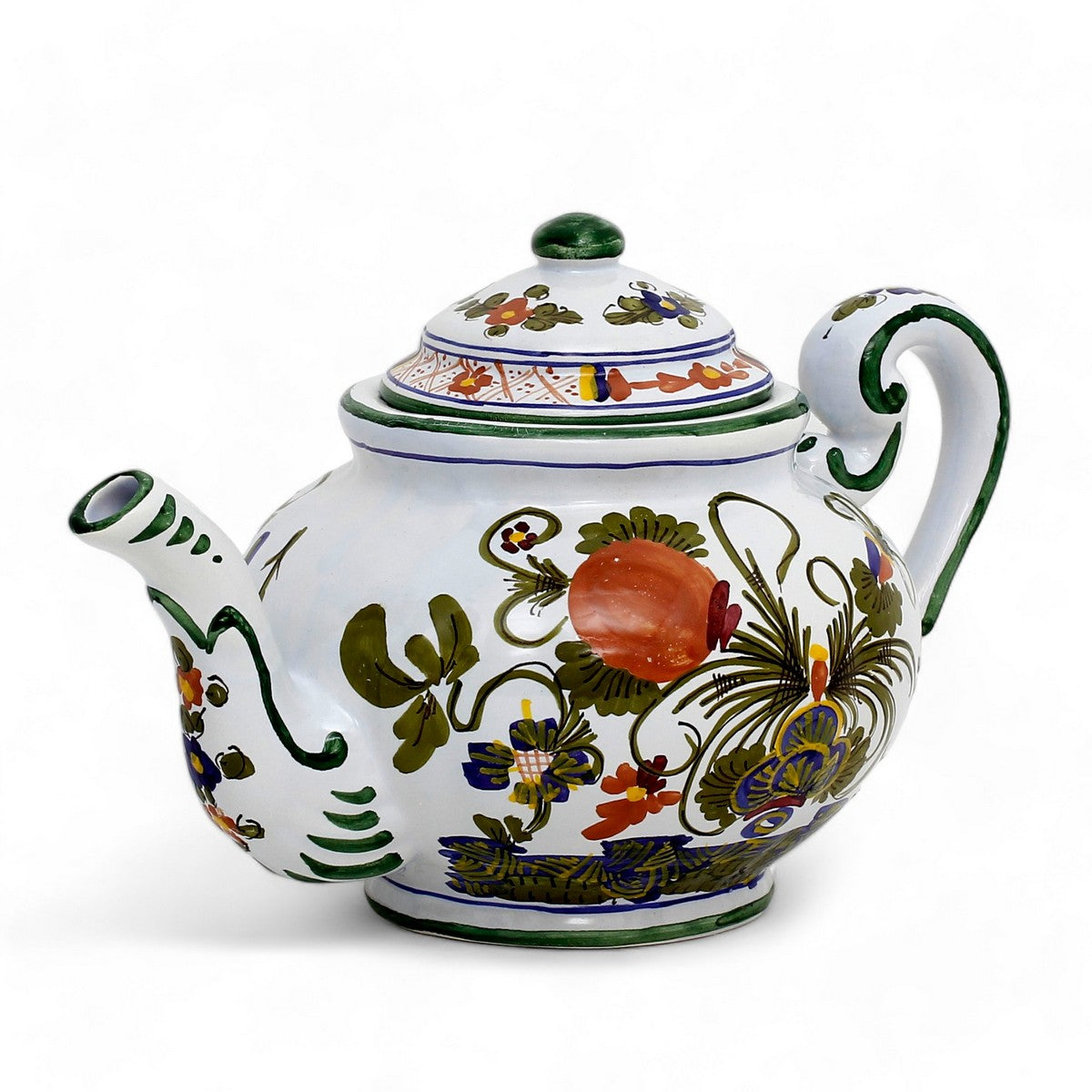 FAENZA-CARNATION: Tea Pot (5 Cups - 40 Fl Oz - 1.15 Liter)