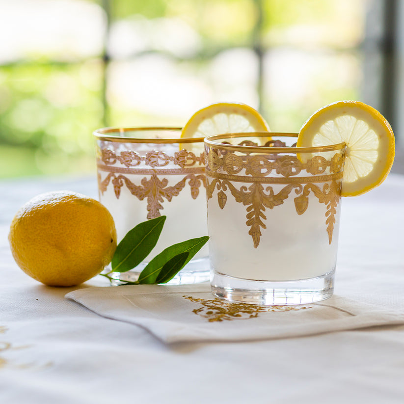 ARTE ITALICA: Vetro Gold DOF Glass - tops-selection.shop