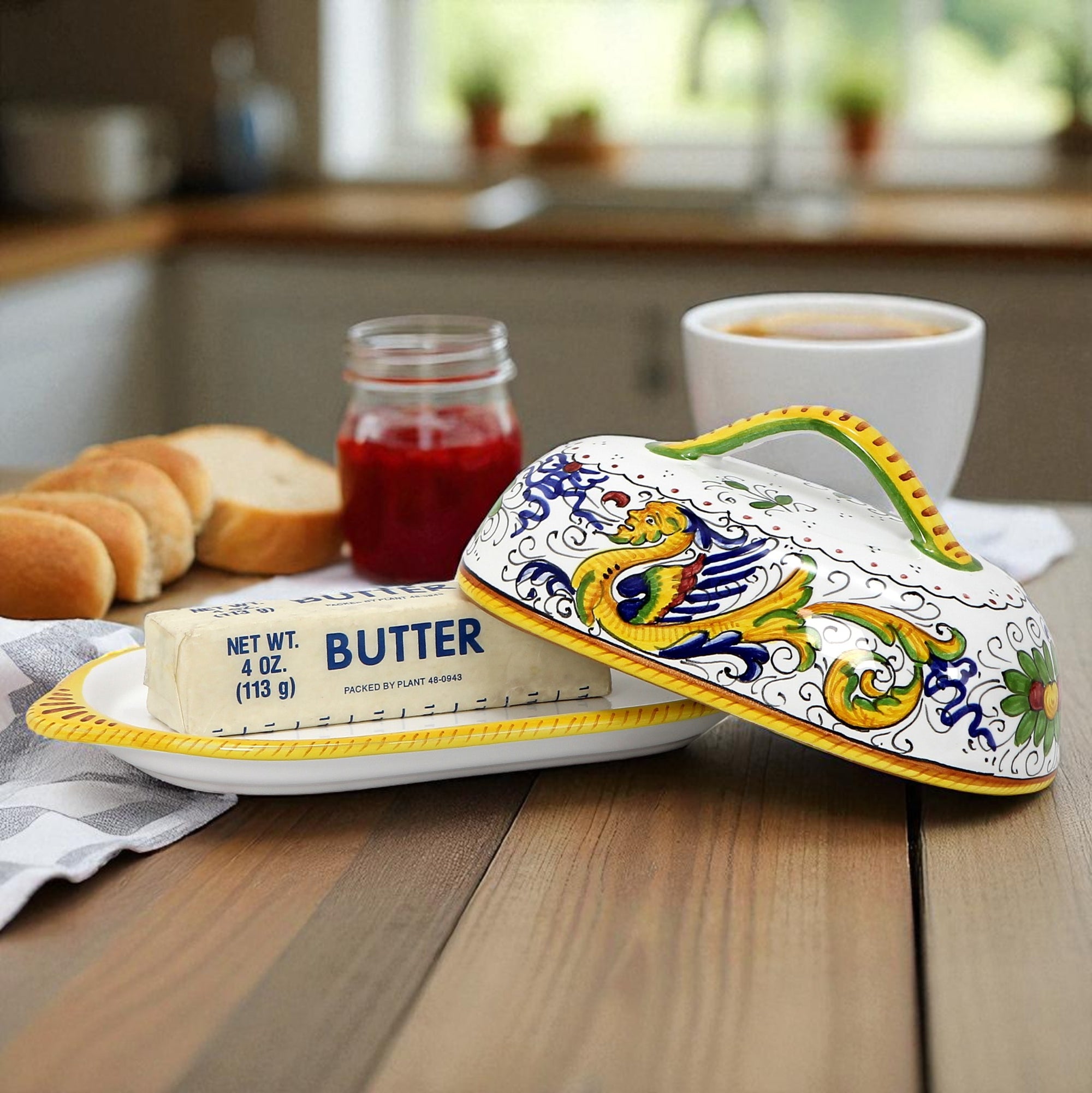 RAFFAELLESCO DELUXE: Butter dish with cover - tops-selection.shop