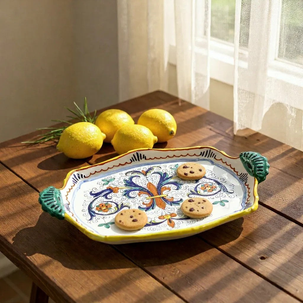 RICCO DERUTA: Scalloped Deluxe Tray - tops-selection.shop