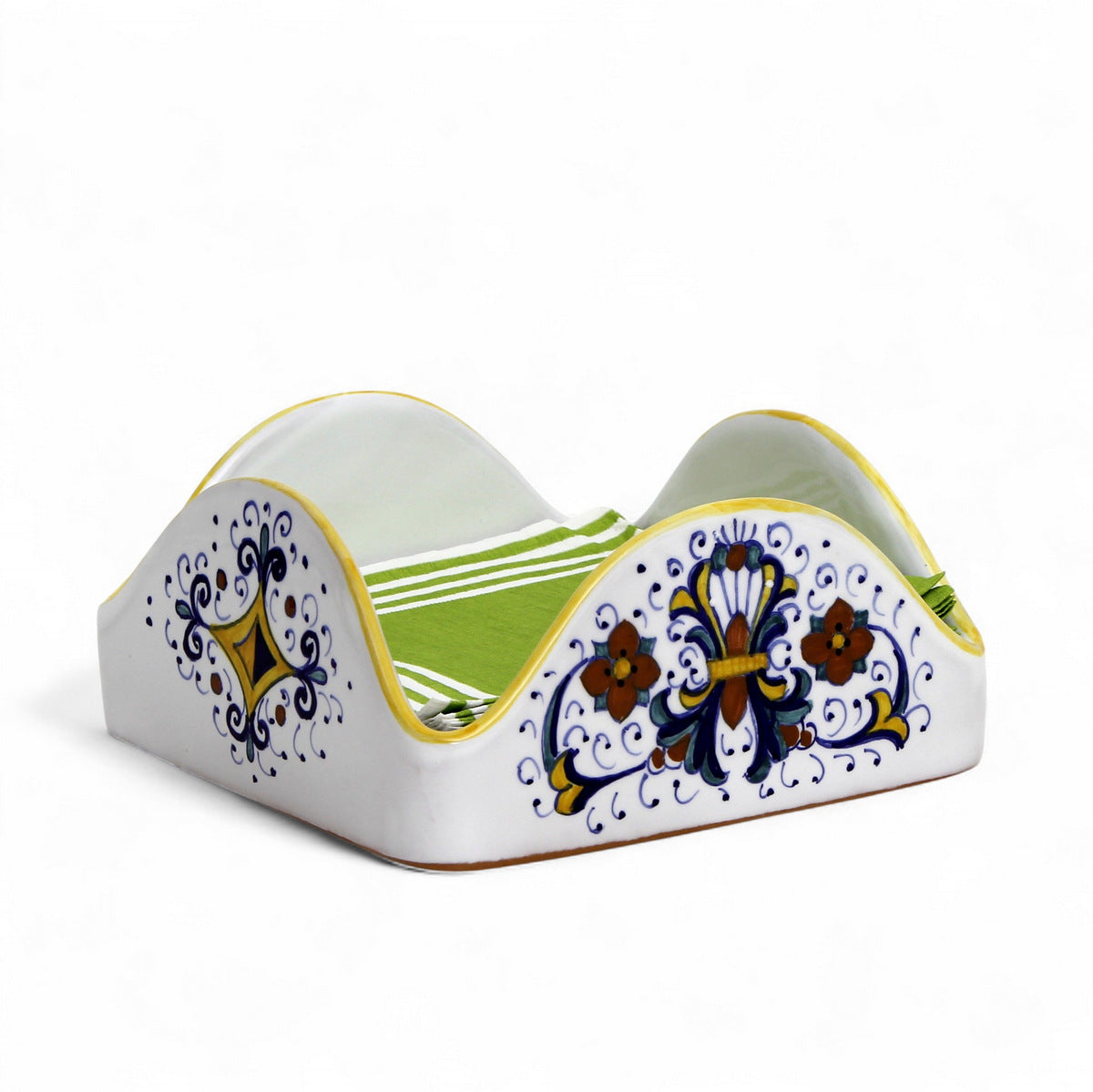 RICCO DERUTA CLASSICO: Square Napkins Holder (For Luncheon Size napkins 6.5"x6.5")