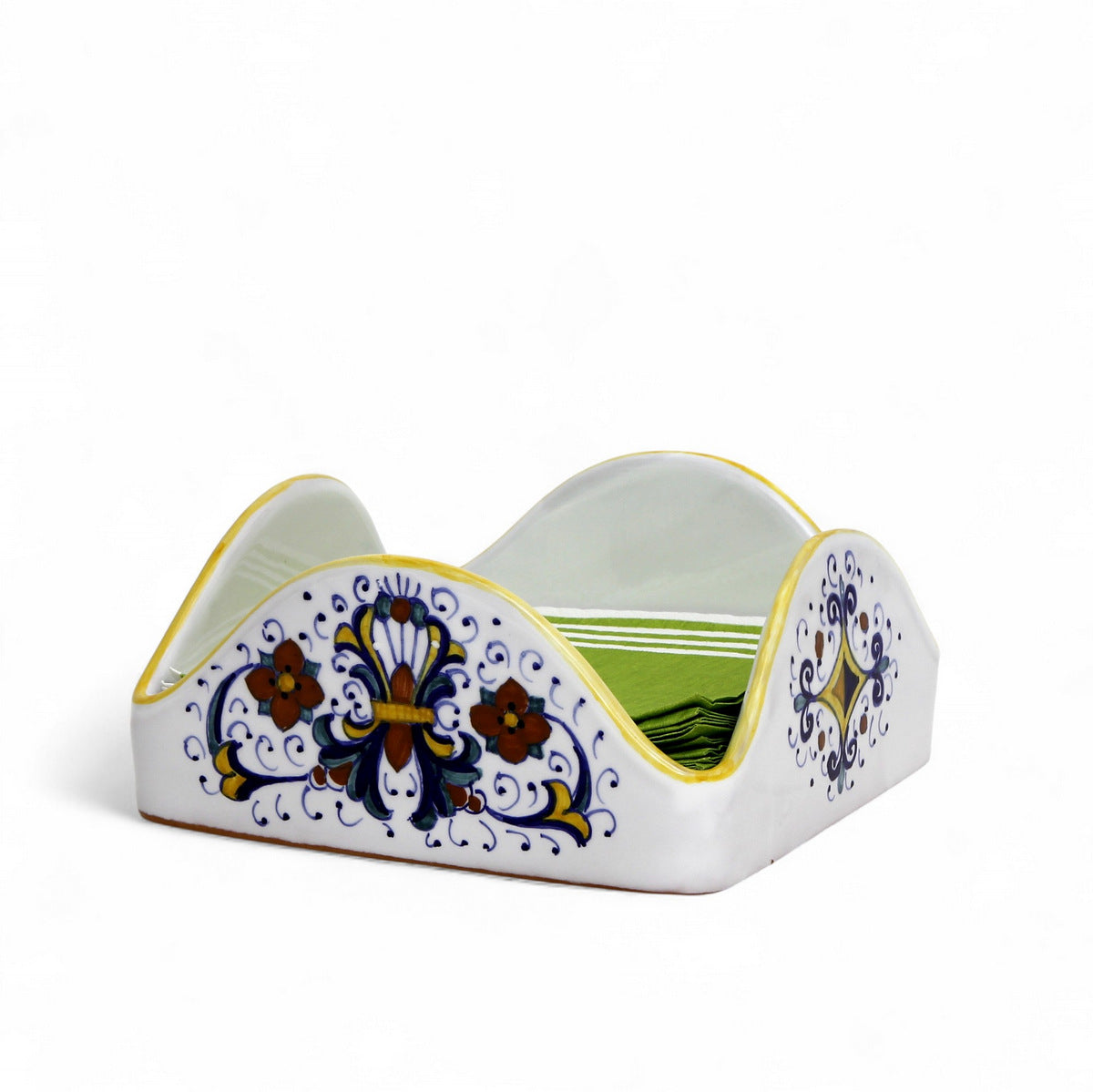RICCO DERUTA CLASSICO: Square Napkins Holder (For Luncheon Size napkins 6.5"x6.5")