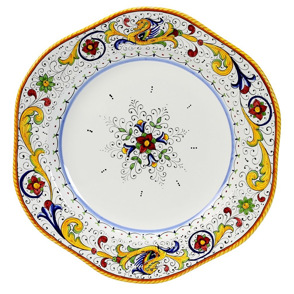 RAFFAELLESCO DELUXE: Hexagonal Extra Large Charger Platter
