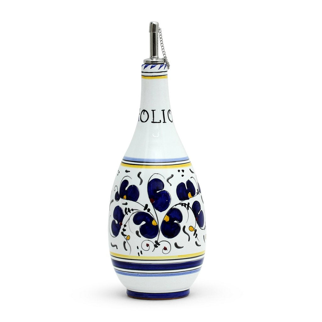 ORVIETO BLUE ROOSTER: Olive Oil Bottle Dispenser - tops-selection.shop