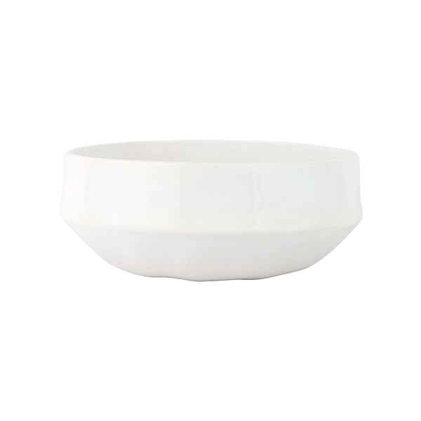 VIETRI: Aria White Organic Medium Serving Bowl