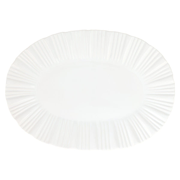 VIETRI:Bari White Oval Platter
