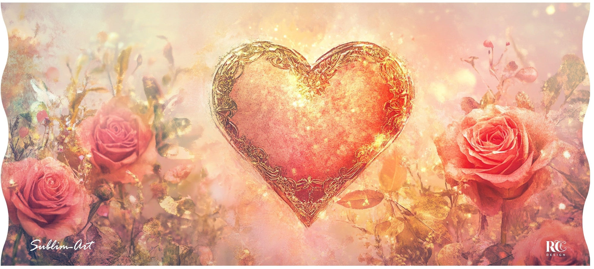 SUBLIMART: Love.ly - Soy Wax Candle 'Enchanting Pink Heart'