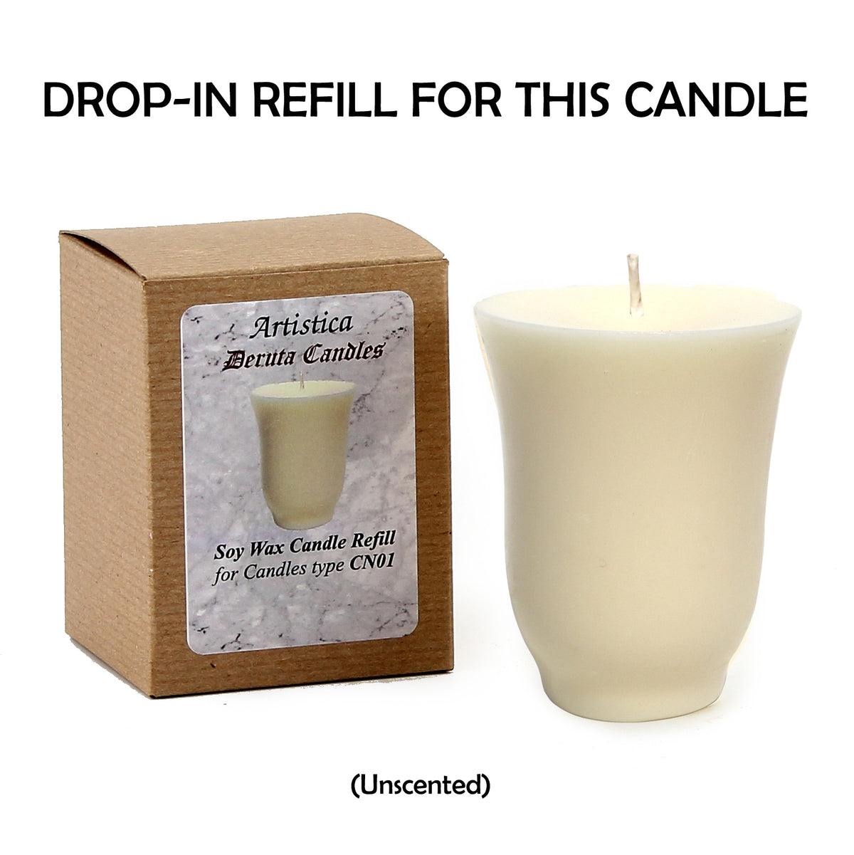 DERUTA CANDLES: Bell Cup Candle ~ Deruta Raffaellesco  Design