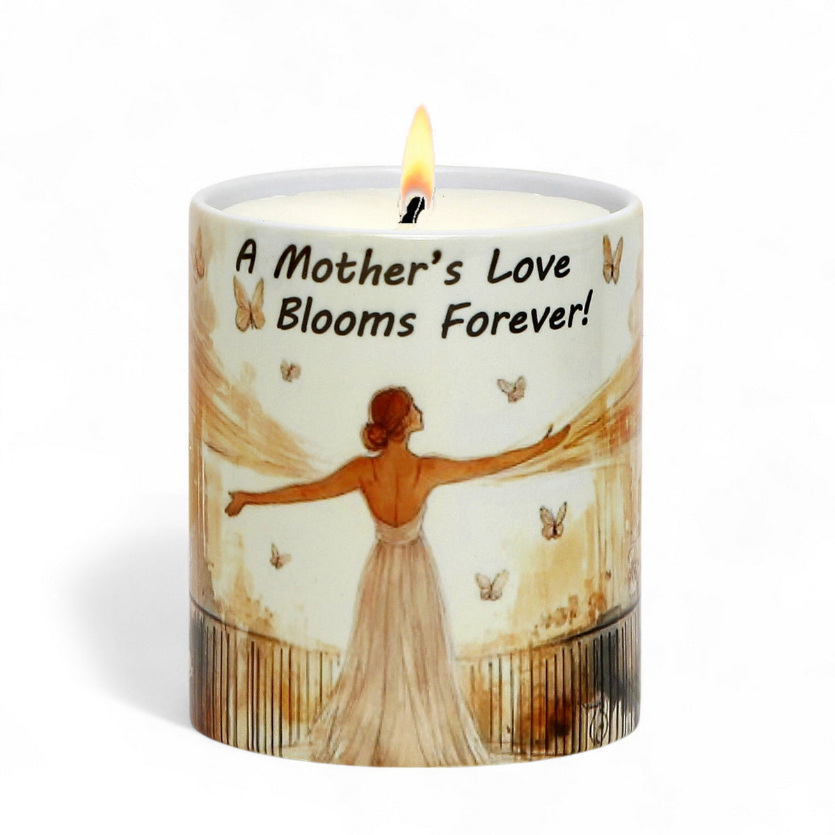 SUBLIMART: Mother&#39;s Day Candle &quot;Mother&#39;s Love Blooms Forever!&quot; by RC Designs
