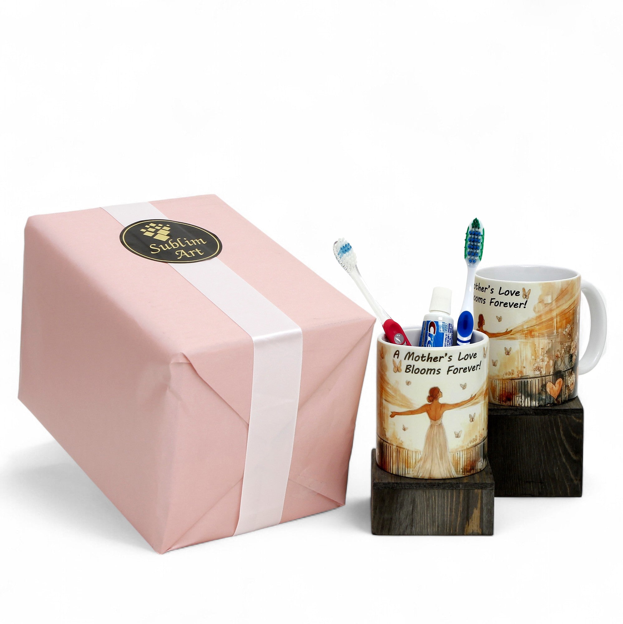 SUBLIMART: Mother's Day "Mother's Love Blooms Forever!" Bundle - Mug + Tumbler by RC Designs