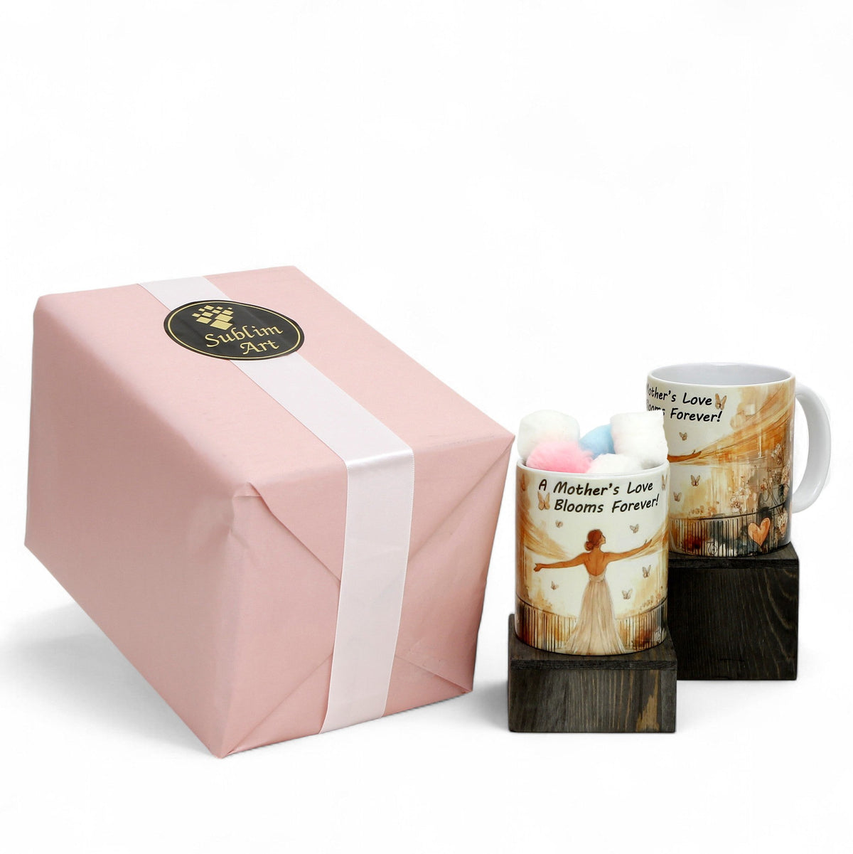 SUBLIMART: Mother's Day "Mother's Love Blooms Forever!" Bundle - Mug + Tumbler by RC Designs