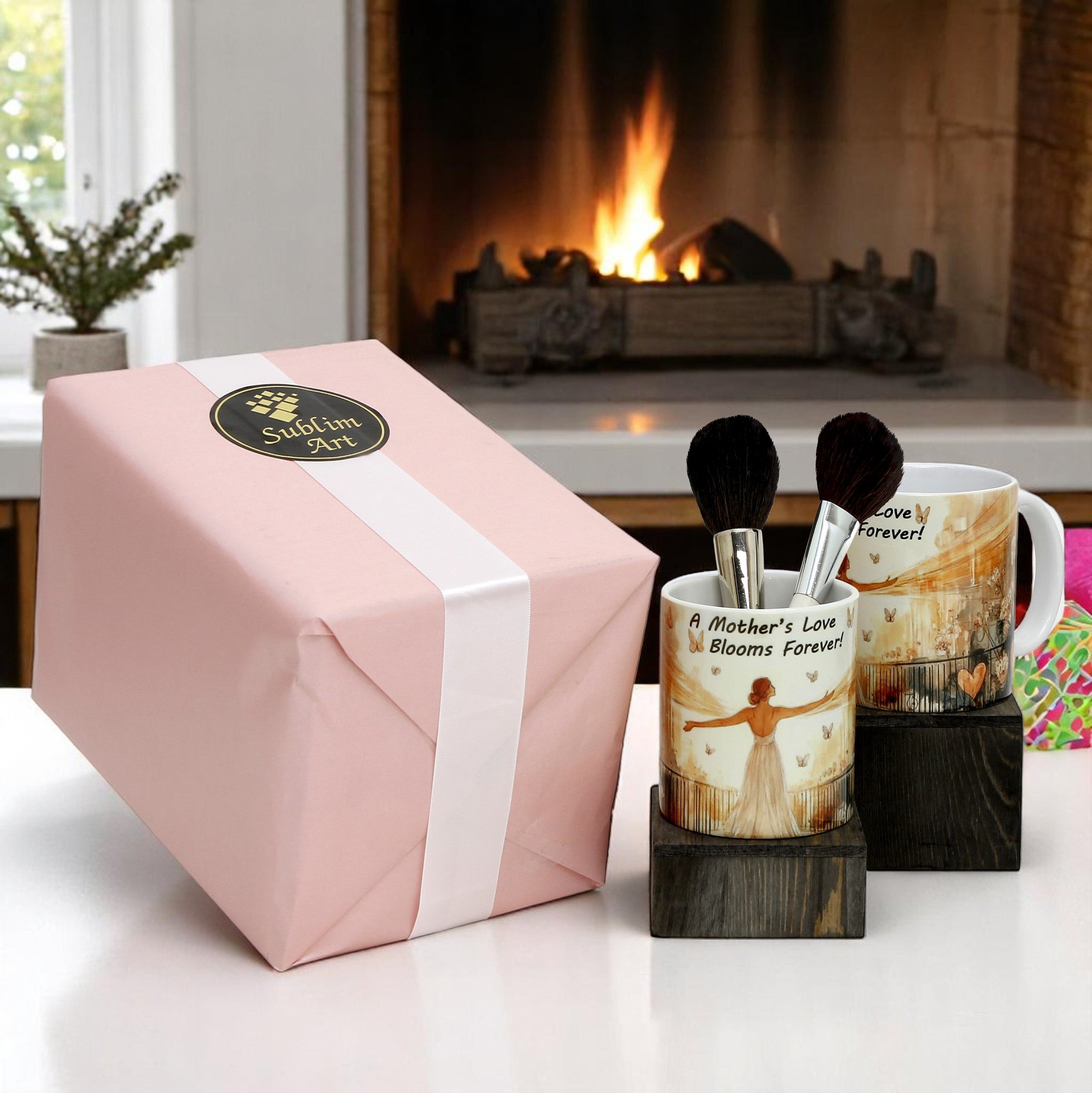 SUBLIMART: Mother's Day "Mother's Love Blooms Forever!" Bundle - Mug + Tumbler by RC Designs