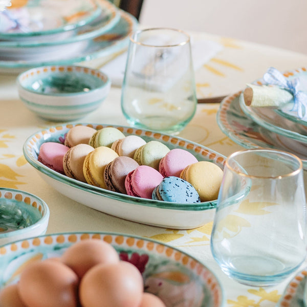 VIETRI: Campagna Coniglio Small Oval Tray