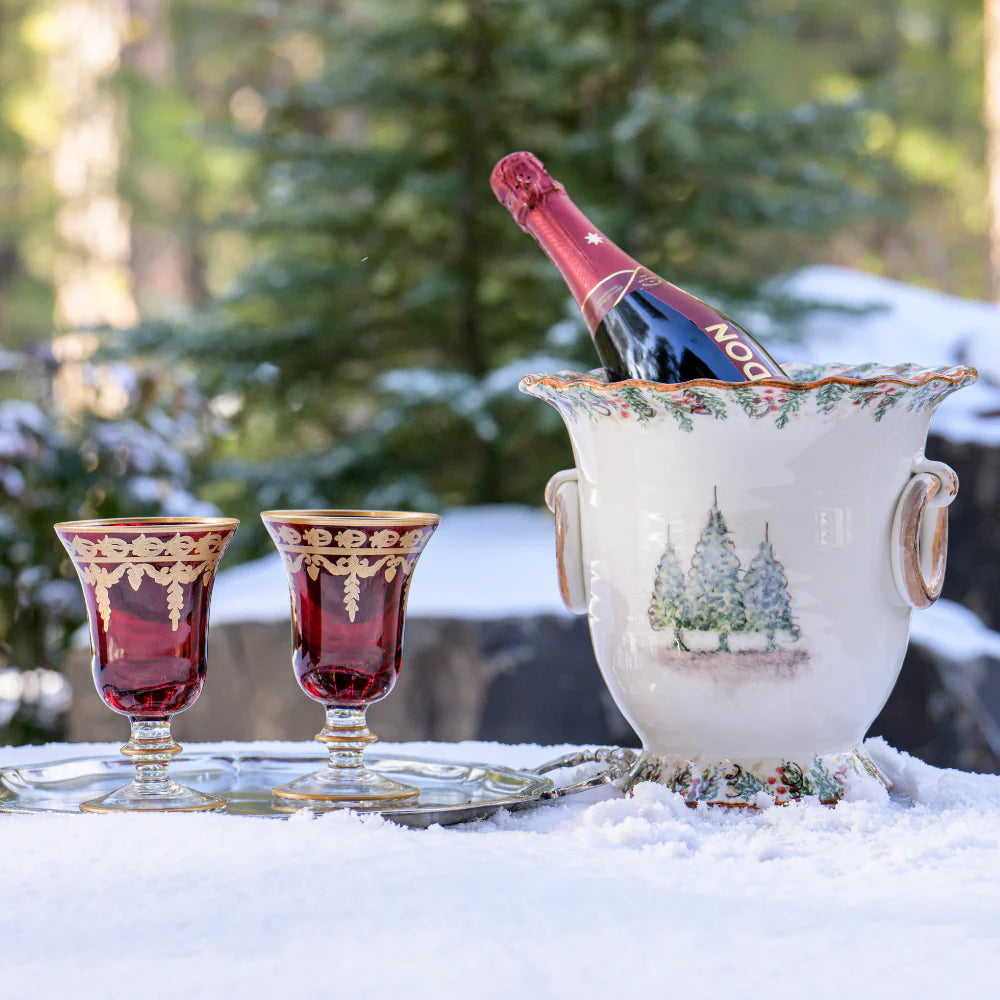 ARTE ITALICA: Natale Champagne Bucket - tops-selection.shop