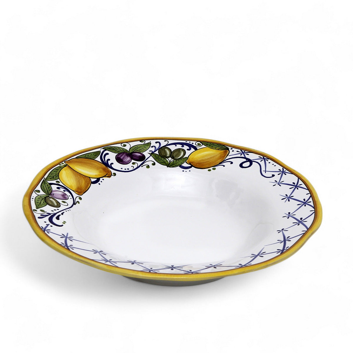LIMONI POSITANO: Pasta/Soup rimmed plate