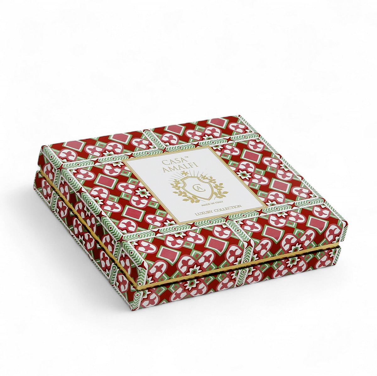 CASA AMALFI SOAPS: Scented Soap Bar with ceramic soap dish - Aperitivo in Amalfi Set