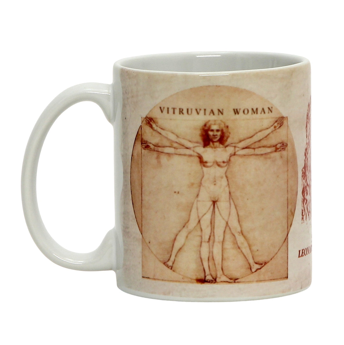 SUBLIMART: Affresco Mug - Vitruvian Man + Vitruvian Woman - tops-selection.shop