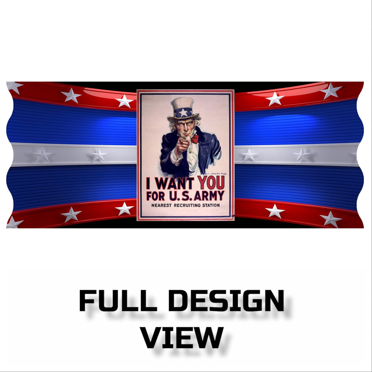 SUBLIMART: Patriotic Mug 'I want you' (Design 06) - tops-selection.shop