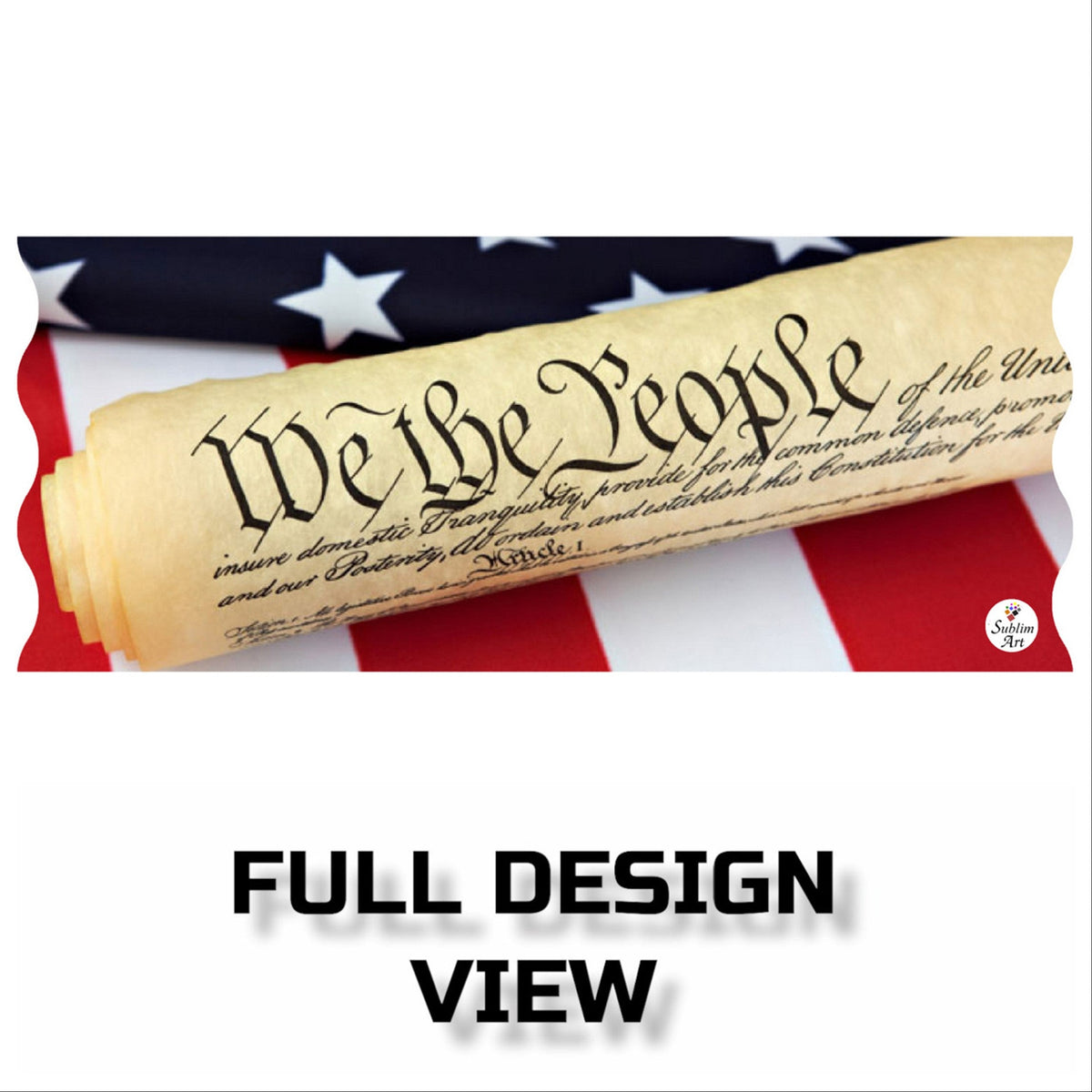 SUBLIMART: Patriotic Mug 'We The People' (Design 08) - tops-selection.shop