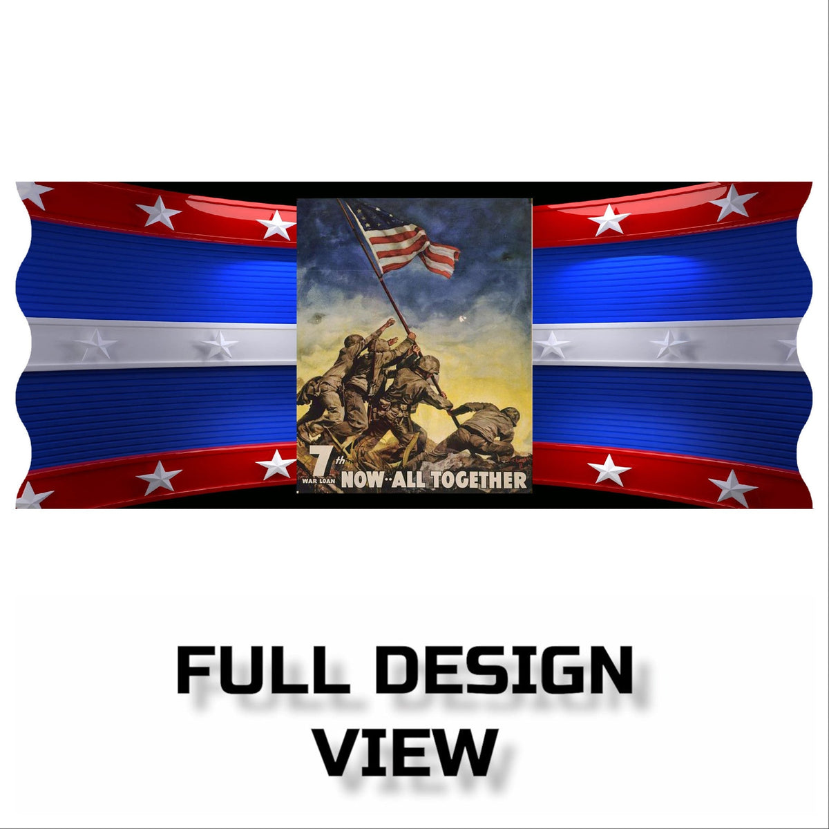 SUBLIMART: Patriotic Mug 'Now all together' (Design 11) - tops-selection.shop