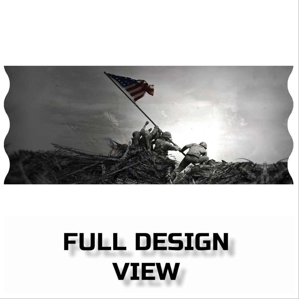 SUBLIMART: Patriotic Mug 'Now all together B&W' (Design 13) - tops-selection.shop