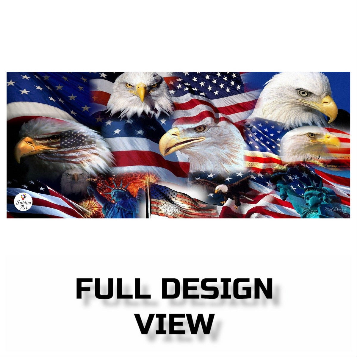 SUBLIMART: Patriotic Mug 'Mount Rushmore' (Design 35) - tops-selection.shop