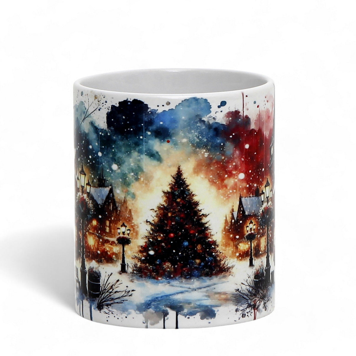 SUBLIMART: Christmas Ceramic Mug – Watercolor Design by RC Design