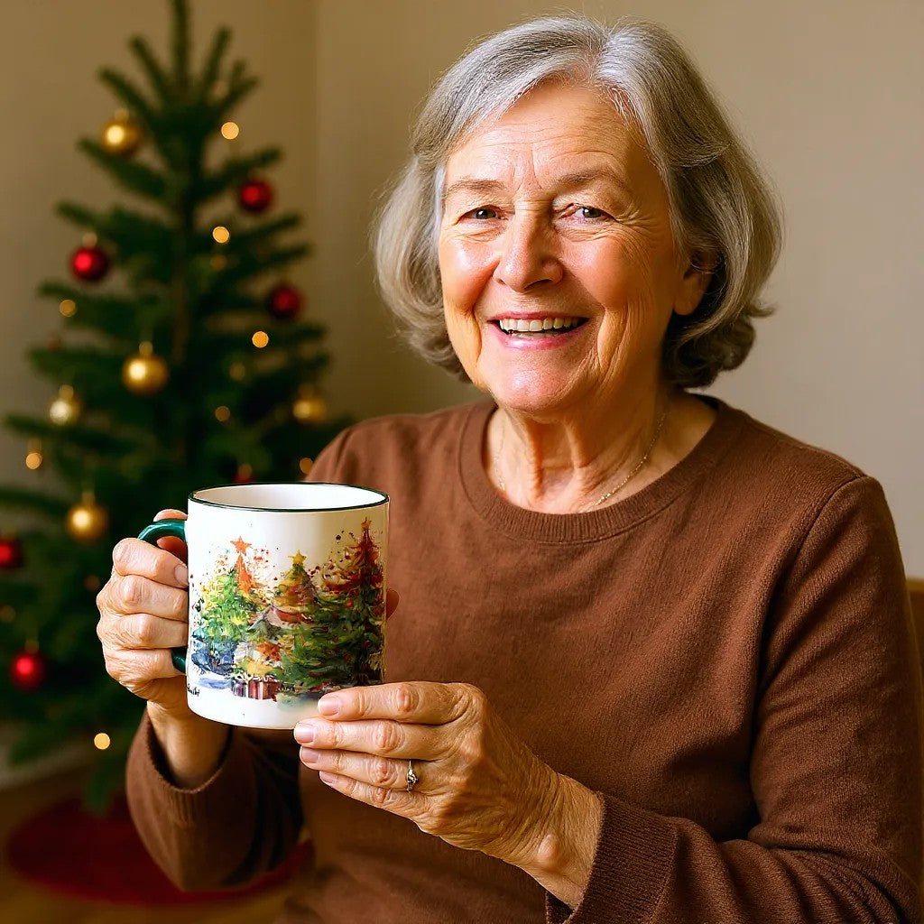 SUBLIMART: Designer Christmas Ceramic Large Jumbo Mug - (20 Oz)