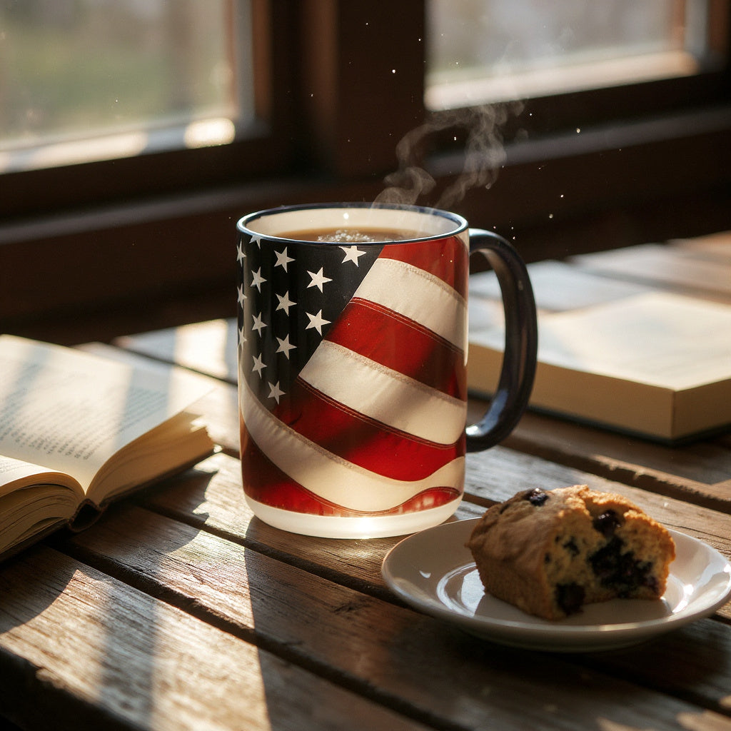 SUBLIMART: Patriotic Mug American Flag