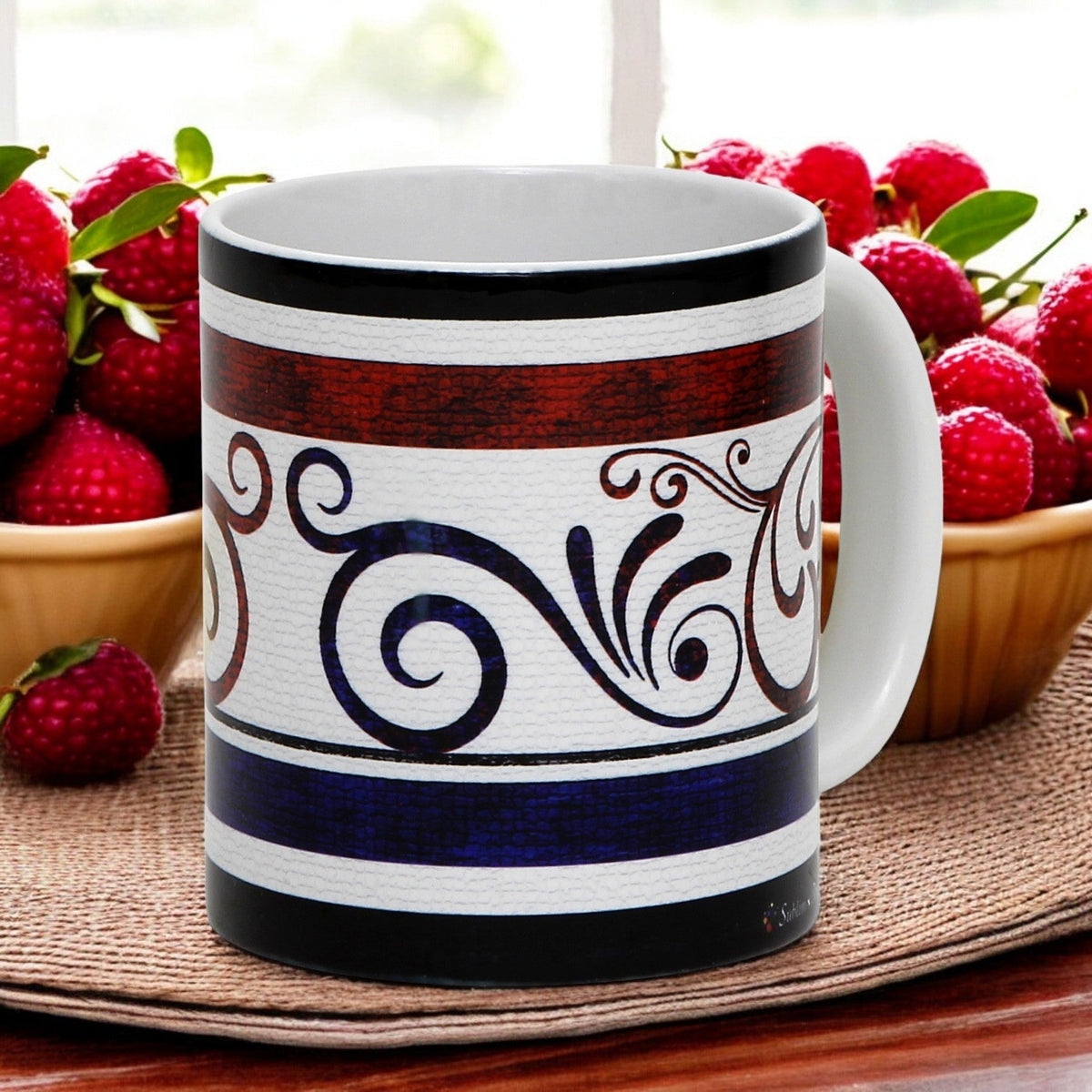 SUBLIMART: Ricco Italia Mug White Handle - by Mario Bruno (Design 6395)-