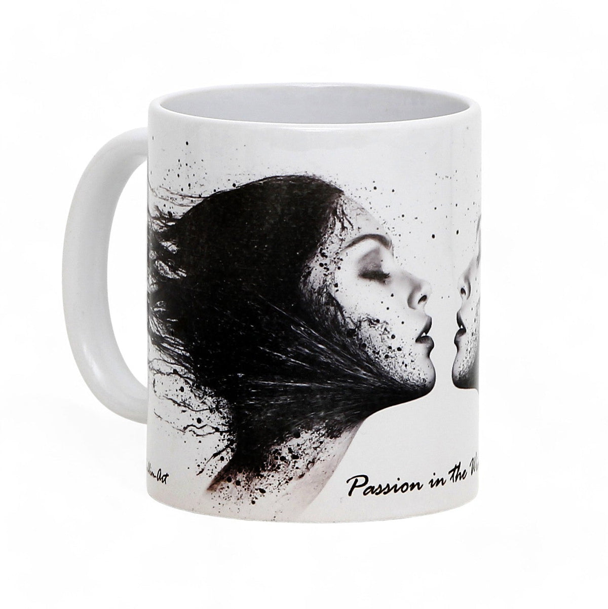 SUBLIMART: PASSIONE Ceramic Mug – "Passion in the Wind"