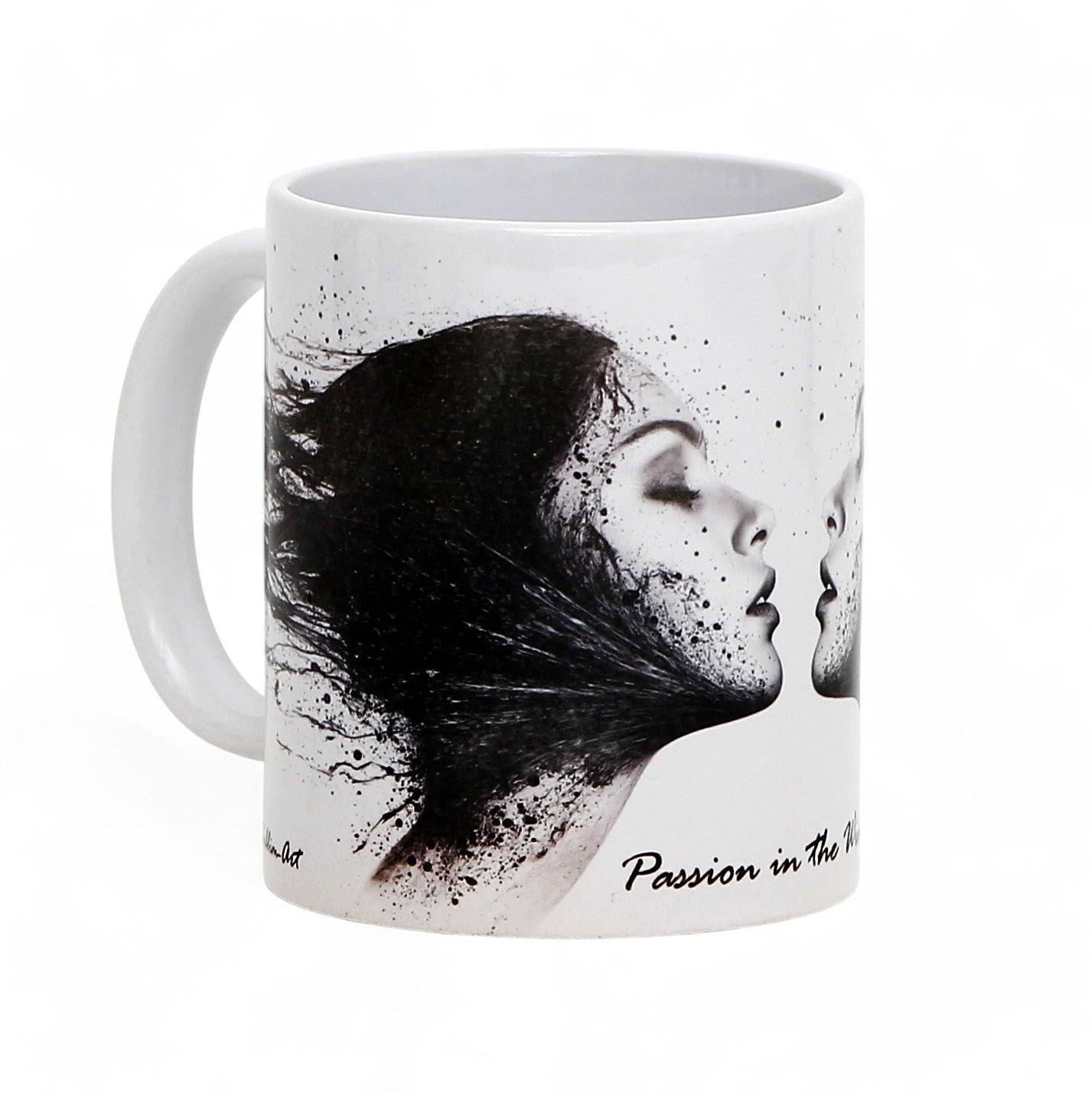 SUBLIMART: PASSIONE Ceramic Mug – "Passion in the Wind"