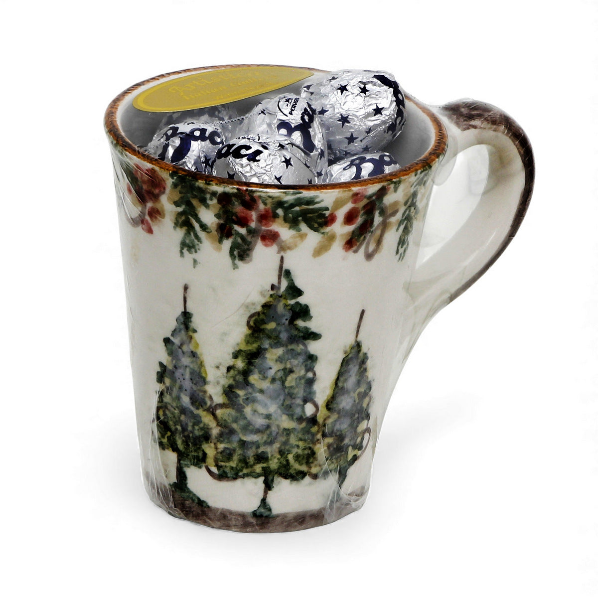LOVE.ly: ARTE ITALICA Natale Mug with 8 Baci Perugina