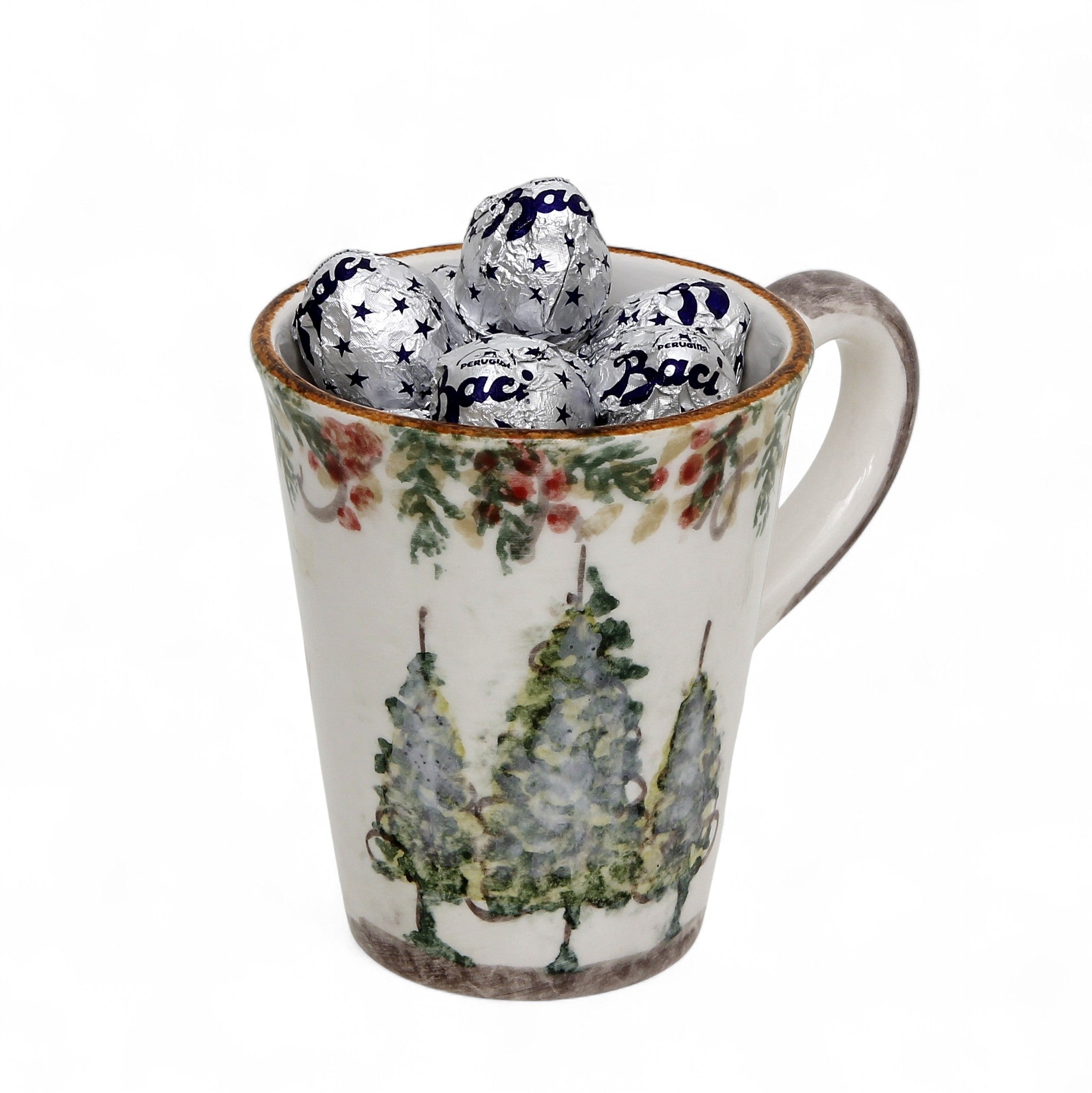 LOVE.ly: ARTE ITALICA Natale Mug with 8 Baci Perugina