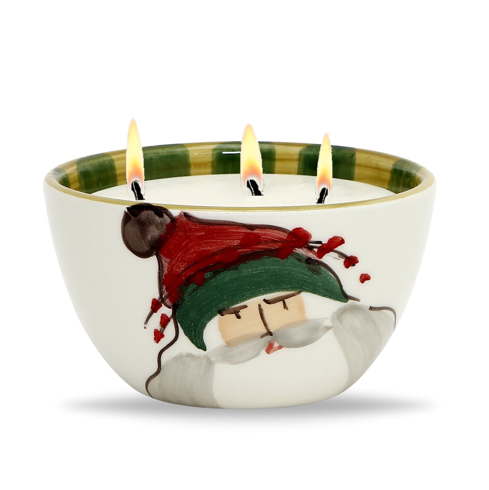 VIETRI: Old St. Nick Candle/Cereal Bowl (20 Oz) - tops-selection.shop