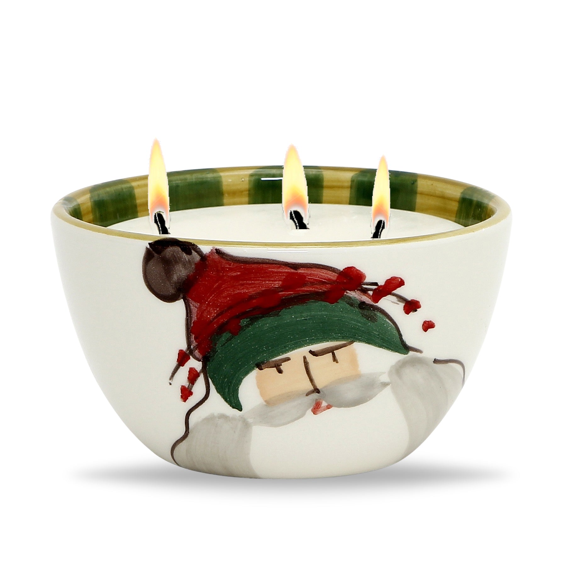 VIETRI: Old St. Nick Candle/Cereal Bowl (20 Oz) - tops-selection.shop